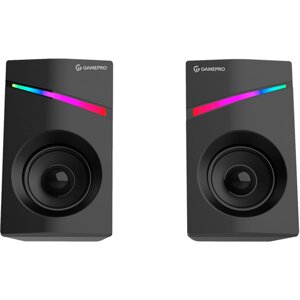 Акустична система GAMEPRO GS290 з RGB підсвічуванням, Чорний