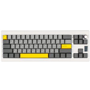 Ігрова клавіатура бездротова EPOMAKER Shadow-X Wisteria Linear Switch RGB UA (SHX-W-WL),