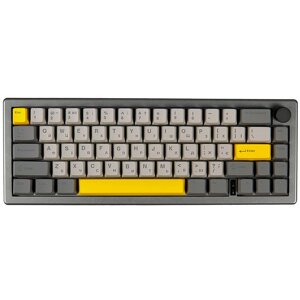 Ігрова клавіатура бездротова EPOMAKER EK68 Flamingo Switch RGB UA (EK68-B-F),