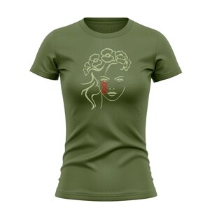 Футболка WP MERCHANDISE Незламна жіноча Оливкова