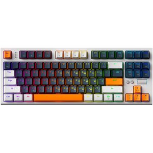 Ігрова клавіатура GAMEPRO MK180W (Red) Hot-Swap RGB Білий