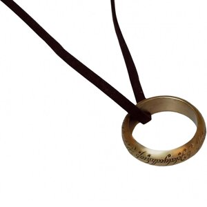 Підвіска LORD OF THE RINGS One Ring with Leather Strap (Володар перснів)