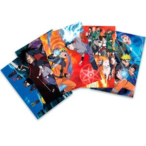 Листівки NARUTO SHIPPUDEN Set 1 - 5 шт. (Наруто)