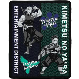 Плед DEMON SLAYER: KIMETSU NO YAIBA Tanjiro and Tengen (Клинок) 150 x 120 см