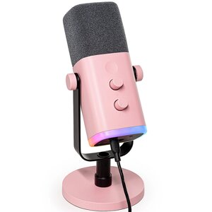 Мікрофон FIFINE AM8P Динамічний USB/XLR Рожевий
