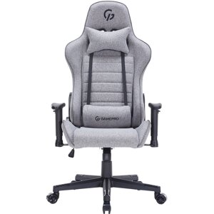 Крісло для геймерів GAMEPRO GC575FB Size L Fabric, Сірий