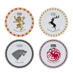 Набір тарілок GAME OF THRONES Houses (Гра Престолів)