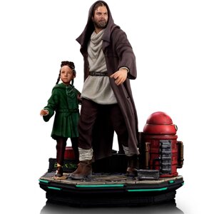 Статуетка STAR WARS Obi-Wan and Young Leia - Deluxe Розмір 1/10 (Зоряні війни) 20,4 см