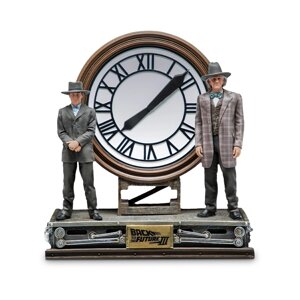 Статуетка BACK TO THE FUTURE Marty and Doc at the Clock Statue Delux Art Scale 1/10
