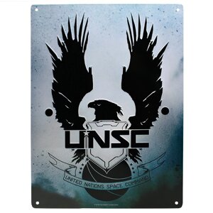 Металева Табличка HALO UNSC 28x38 см