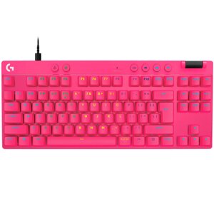 Ігрова клавіатура LOGITECH G PRO X TKL RAPID - LINEAR Рожева