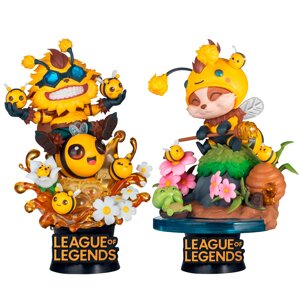 Фігурки набір LEAGUE OF LEGENDS Diorama Stage-119 Beemo & BZZZiggs Set (Ліга легенд)