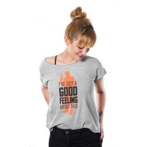 Футболка STAR WARS Good Feeling (Зоряні війни) для жінок сіра