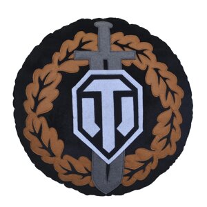 Подушка декоративна WORLD OF TANKS 37 см чорна