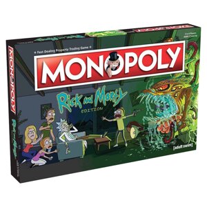 Настільна гра RICK AND MORTY Monopoly (Рік і Морті) Англійською мовою