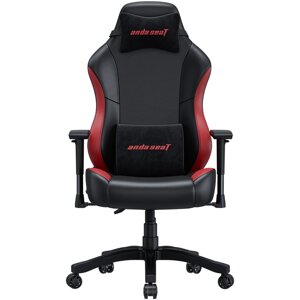Крісло для геймерів ANDA SEAT Luna Size L Black&Red PVC (AD18-48-BR-PV) Чорний, червоний