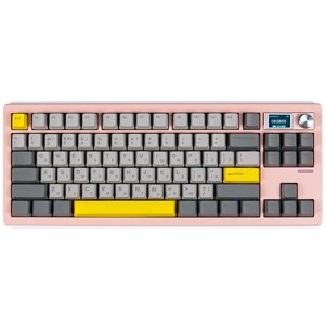Ігрова клавіатура бездротова EPOMAKER Shadow-S TKL Wisteria Linear Switch RGB UA (SHS-P-WL),