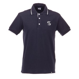 Футболка SK POLO для чоловіків синя