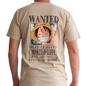Футболка ONE PIECE Wanted Luffy (Ван піс) M