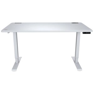 Геймерський стіл COUGAR Royal 150 Pro White з електричним регулюванням висоти, Білий