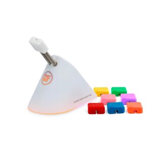 Тримач для кабелю FRAGON Citadel RGB, 8 кольорових кліпс (FGLMB22WTCTDLRGB8) Білий