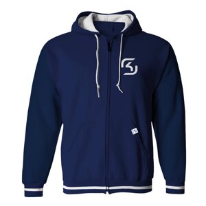 Толстовка SK player zipper hoodie для чоловіків синя