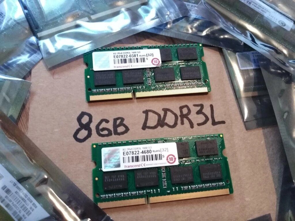 8Gb DDR3L оперативна пам'ять для ноутбука 2Rx8 DDR3L 1600 SD від компанії K V I T K A - фото 1