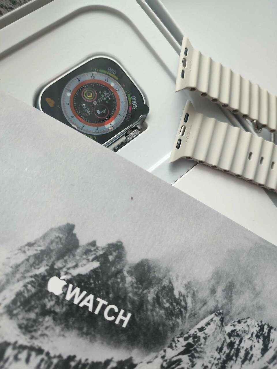 Акція! Смарт-годинник Watch8 Ultra ОРІГІНАЛЬНА коробка коп 1В1 сірий (49 мм) від компанії K V I T K A - фото 1