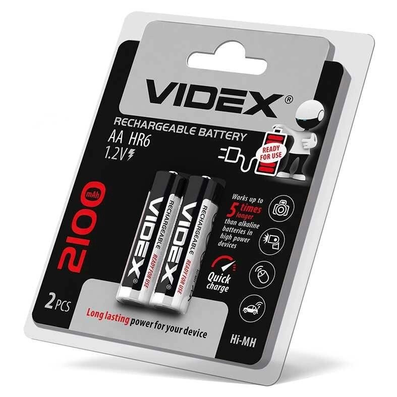 Акумулятор Videx HR6/AA 2100mAh 23340 акумулятор від компанії K V I T K A - фото 1