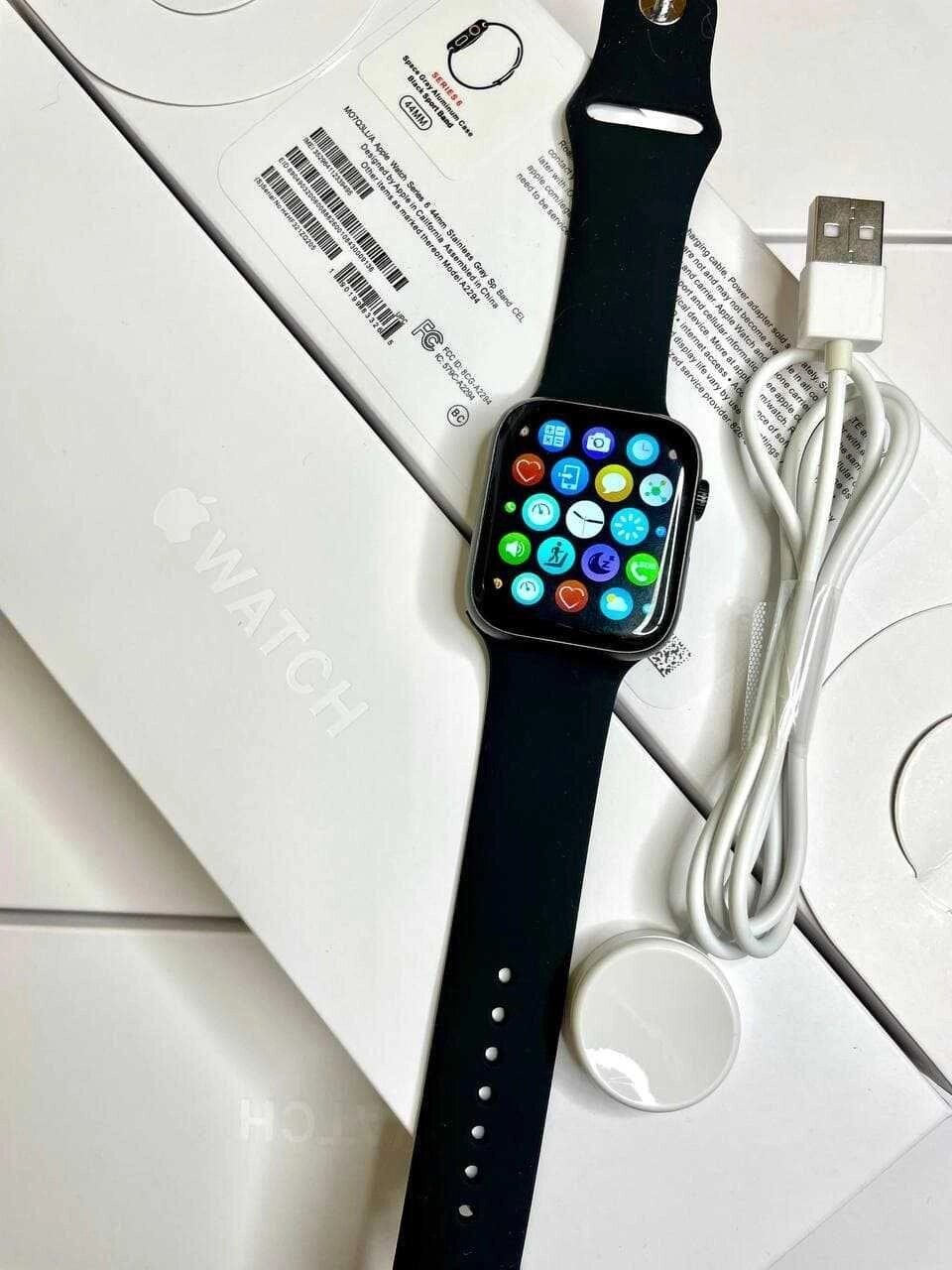 Apple watch 7 . Смарт годинник годинник. Ліцензія. Гарантія. від компанії K V I T K A - фото 1
