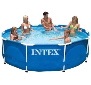 Басейн каркасний Intex 28200 Metal Frame 305 х 76 см об'єм 4485 лит