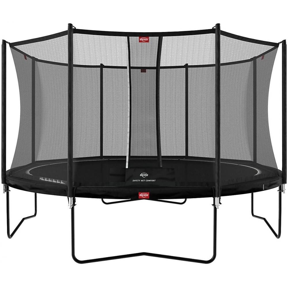 Батут Berg Favorit Regular 430 Black + Safety Net Comfort (35.14.95.02) від компанії K V I T K A - фото 1