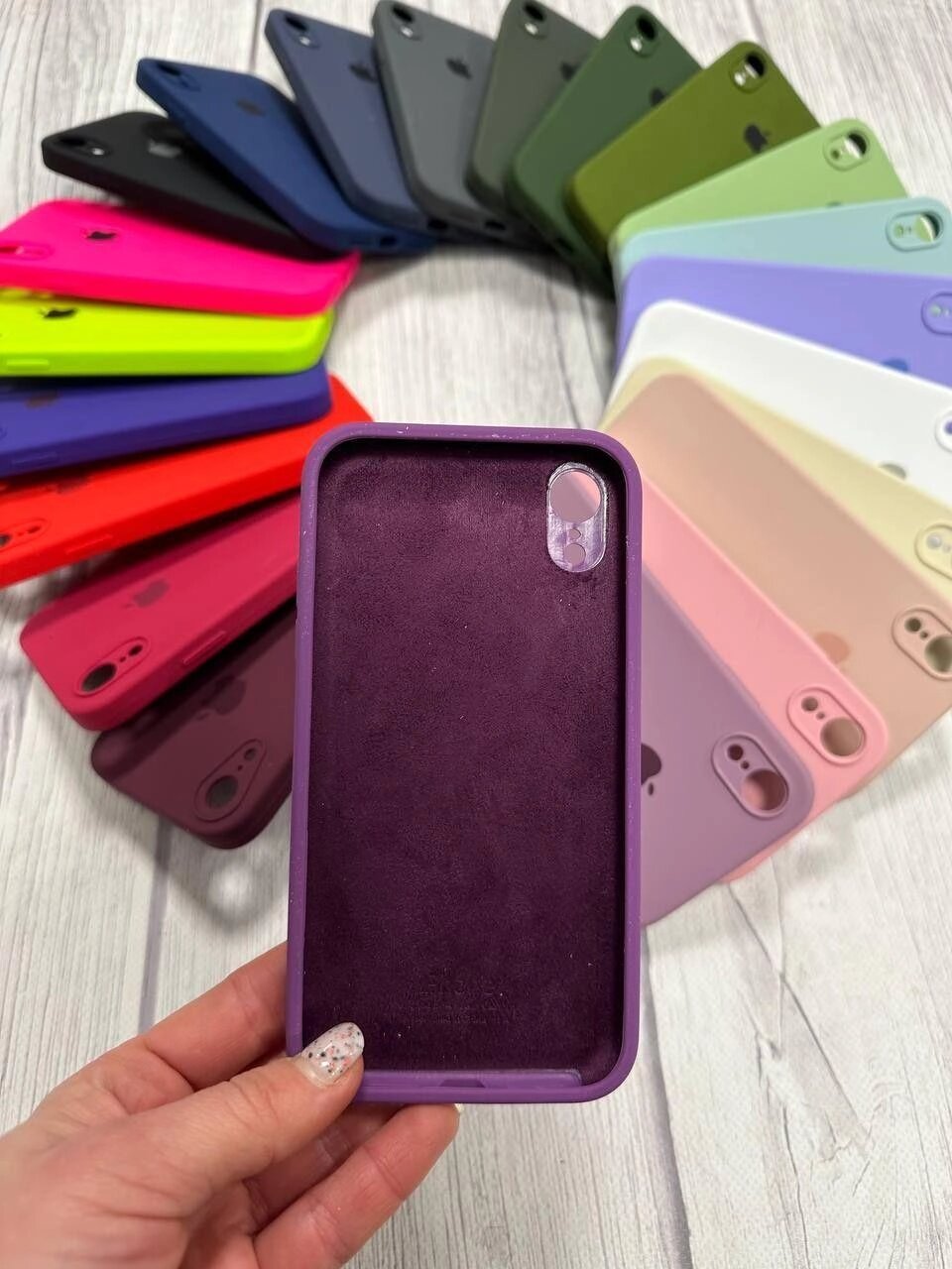 Чохол проходження кремнієвого чохла iPhone xr XR XR xr CConce Silicon Case від компанії K V I T K A - фото 1