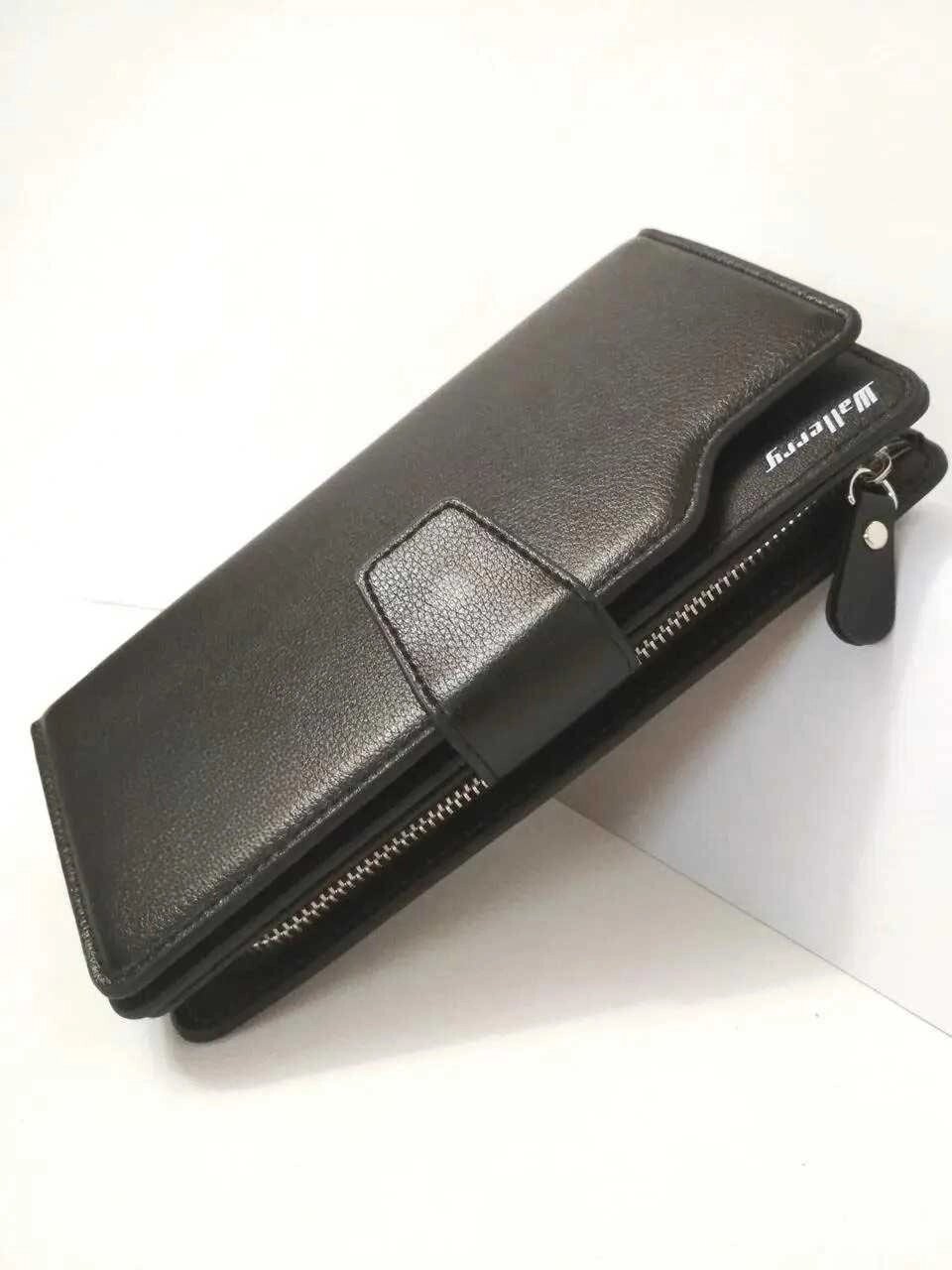 Чоловіче портмоне, гаманець Baellerry S1063 Black від компанії K V I T K A - фото 1