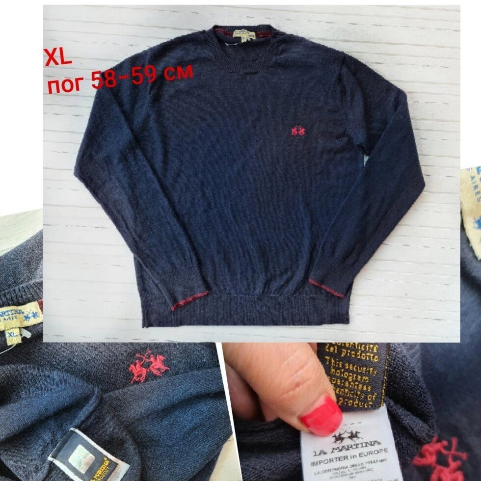Чоловічий светр стильний брендовий кашемір та меринос від компанії K V I T K A - фото 1