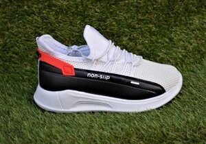 Дитячі кросівки аля найк jong golf Nike Air білі тканина сітка р31-34