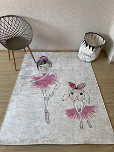Дитячий безворсовий килим для дівчаток в асортименті детский ковер