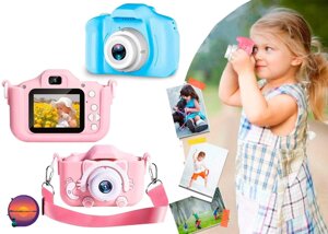 Дитячий фотоапарат KIDS XoKo з чохлом котик цифрова камера для дітей