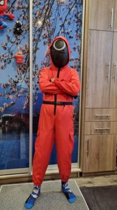 Дитячий костюм-комбінезон із серіалу Гра в кальмара / Squid game /
