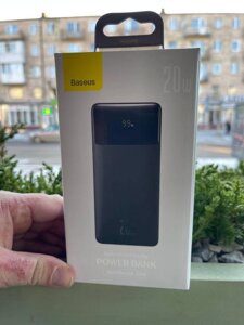 Дія PowerBank PowerBank Baseus Bipow 20W 30000MAH швидка зарядка