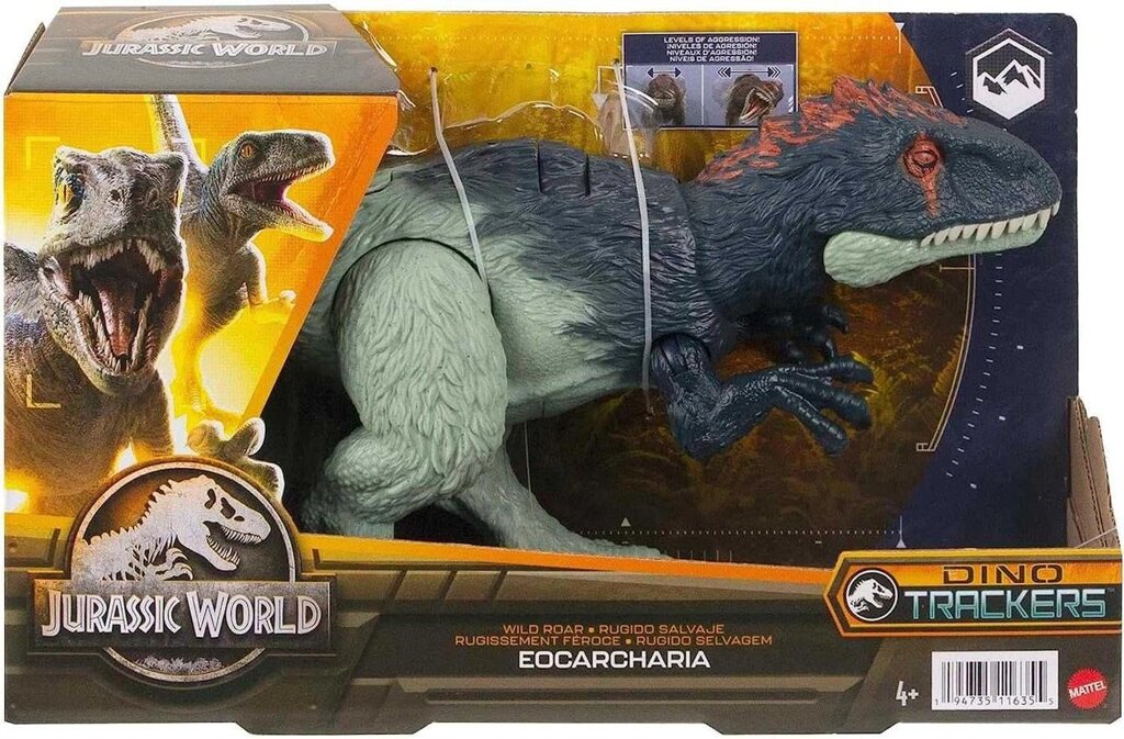 Динозавр Еокархарія зі звуком Jurassic World Eocarcharia Mattel від компанії K V I T K A - фото 1