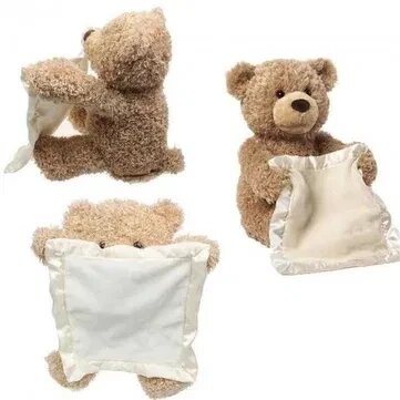 Дитяча інтерактивна плюшева іграшка для малюка Ведмедик Пікабу від компанії K V I T K A - фото 1