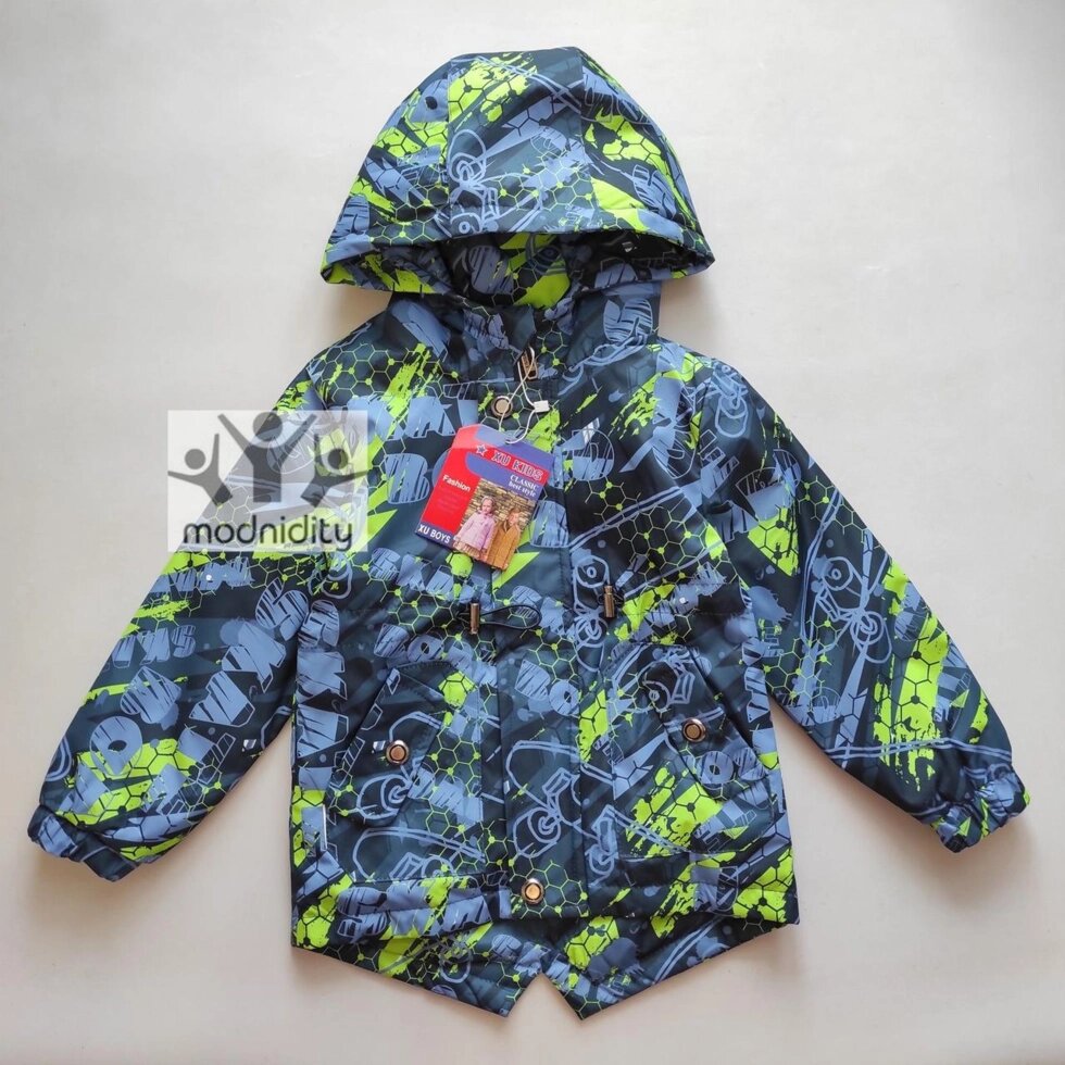 Дитяча термо куртка для хлопчиків демісезонна від компанії K V I T K A - фото 1
