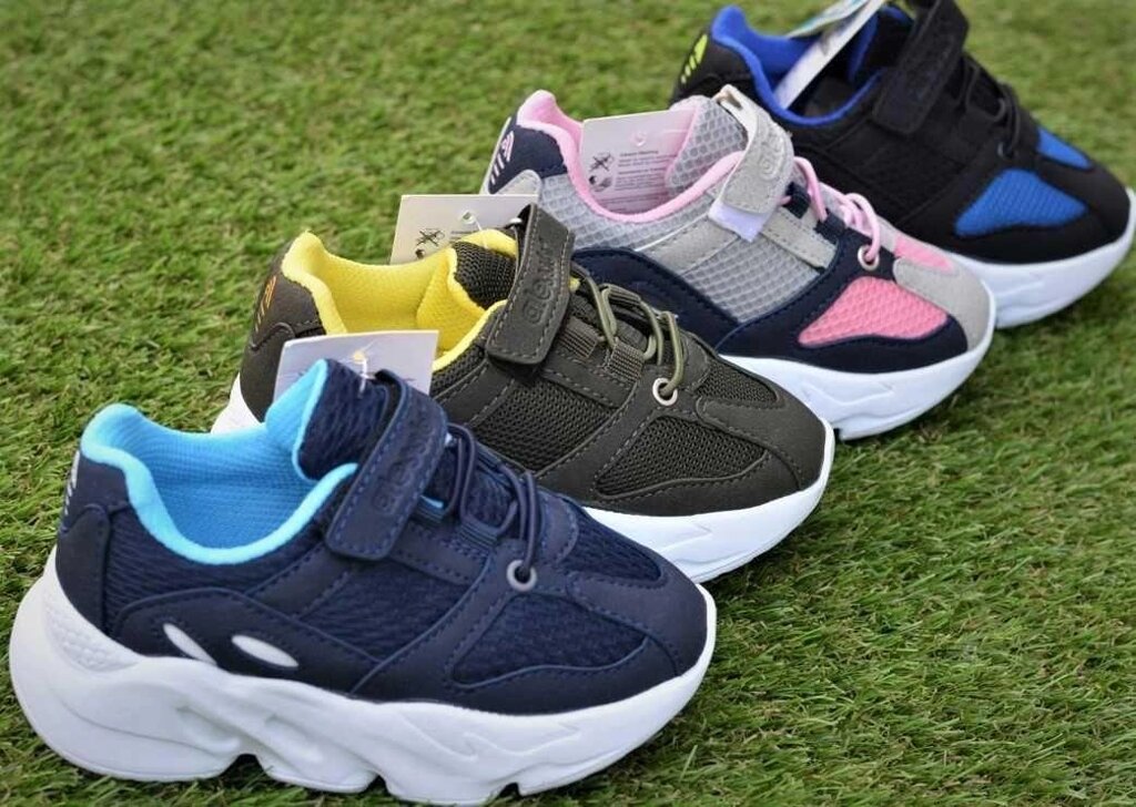 Дитячі кросівки на липучці Nike Adidas найк адідас сітка р26-39 від компанії K V I T K A - фото 1