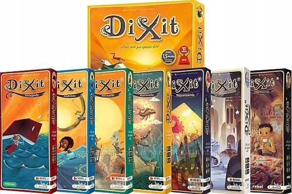 Доповнення до гри Dixit (Диксіт, Дексіт) 2,3, 4, 5, 6, 7, 8, 9, 10 оригінал від компанії K V I T K A - фото 1