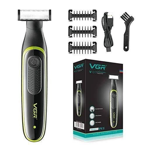 Електрична бритва VGR тример бороди та волосся водонепроникний від компанії K V I T K A - фото 1