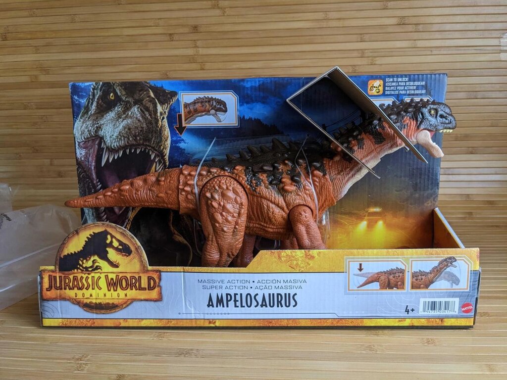 Фігурка Динозавр Ампелозавр Jurassic World Ampelosaurus Mattel HDX50 від компанії K V I T K A - фото 1