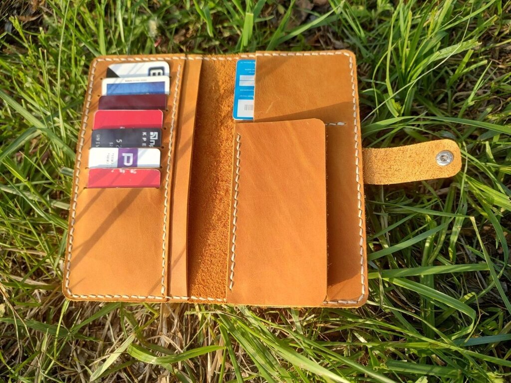 Гаманець жіночий портмоне гаманець гаманець гаманець натуральна шкіра від компанії K V I T K A - фото 1