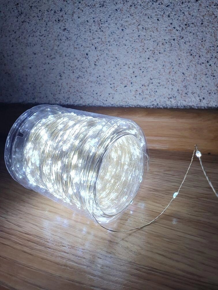Гірлянда Роса Крапля 50 метрів 500 LED + пульт лампочок світлодіодна від компанії K V I T K A - фото 1