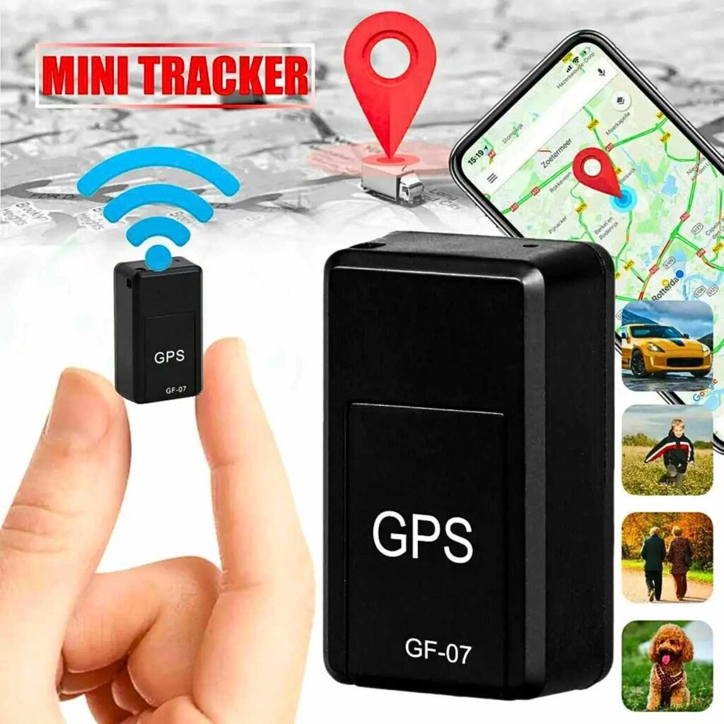 GPS GSM Трекер для велосипедів і мотоциклів маячок Tracker GF-07 від компанії K V I T K A - фото 1